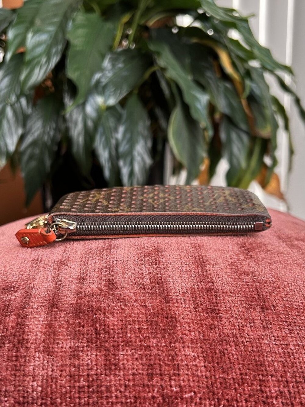 LOUIS VUITTON Monogram Perforated Pochette Cles Coin Purse 👛 - Picture 4 of 9